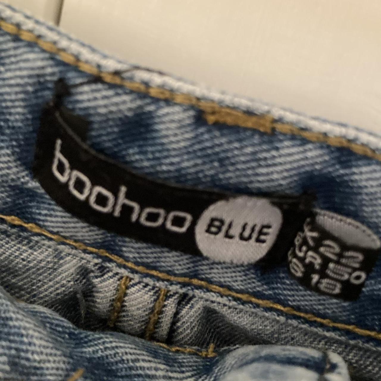 Boohoo Plus Women's Blue Shorts (2)