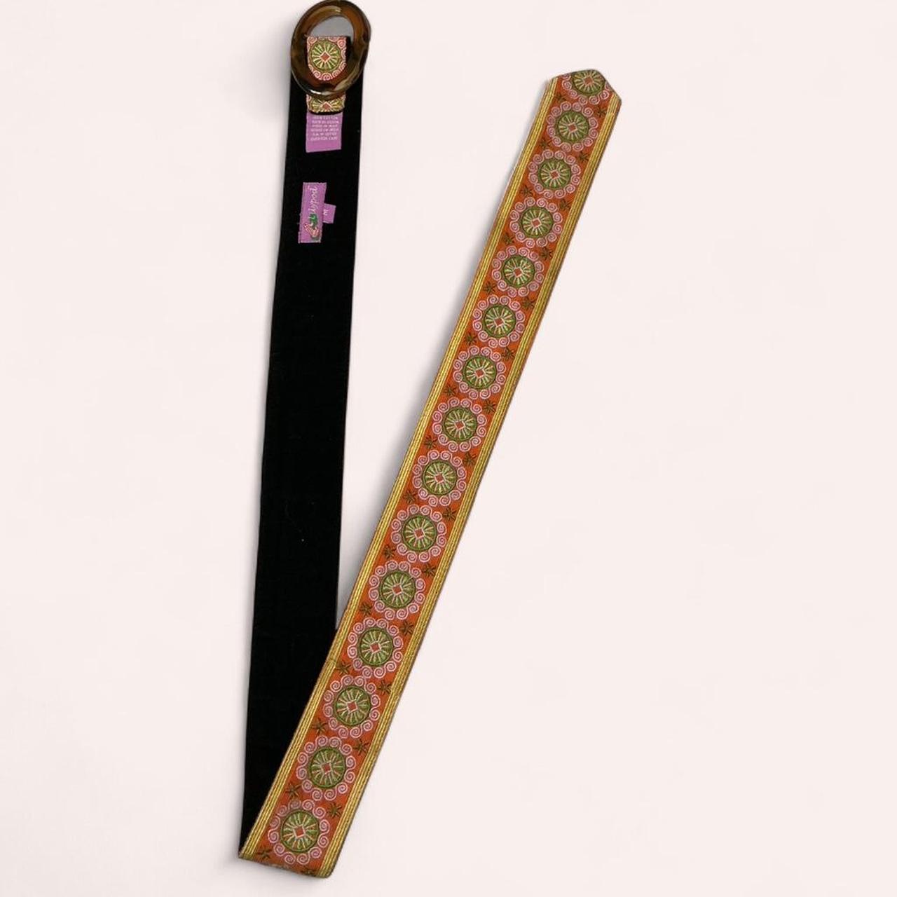 Women's Belt - Multi – boho patterned statement b… - image 2
