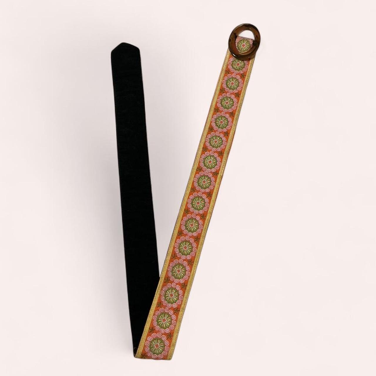 Women's Belt - Multi – boho patterned statement b… - image 1