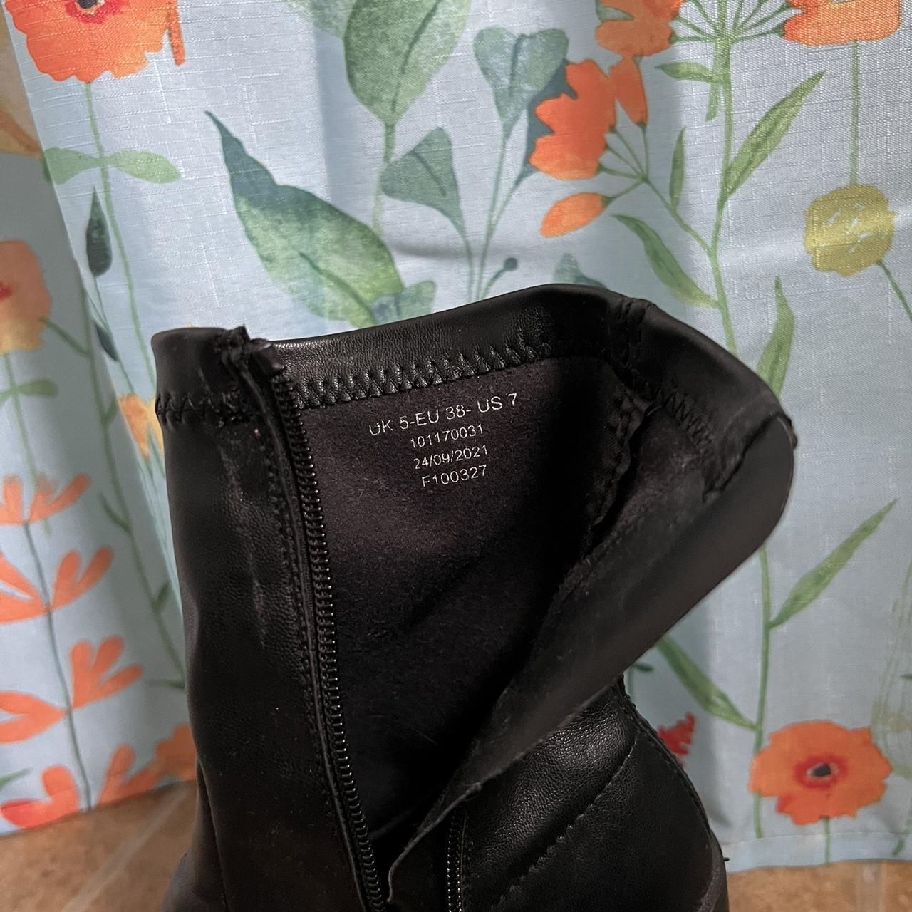 asos black block heels