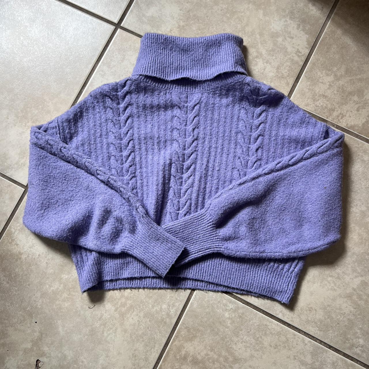 Pastel purple outlet turtleneck