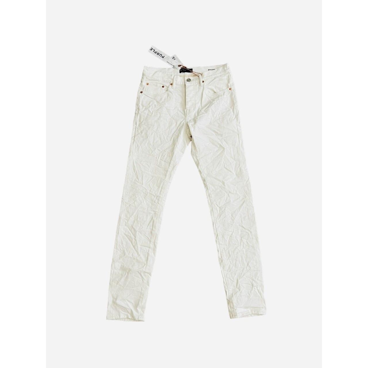 PURPLE BRAND Jeans Men, White skinny jeans White