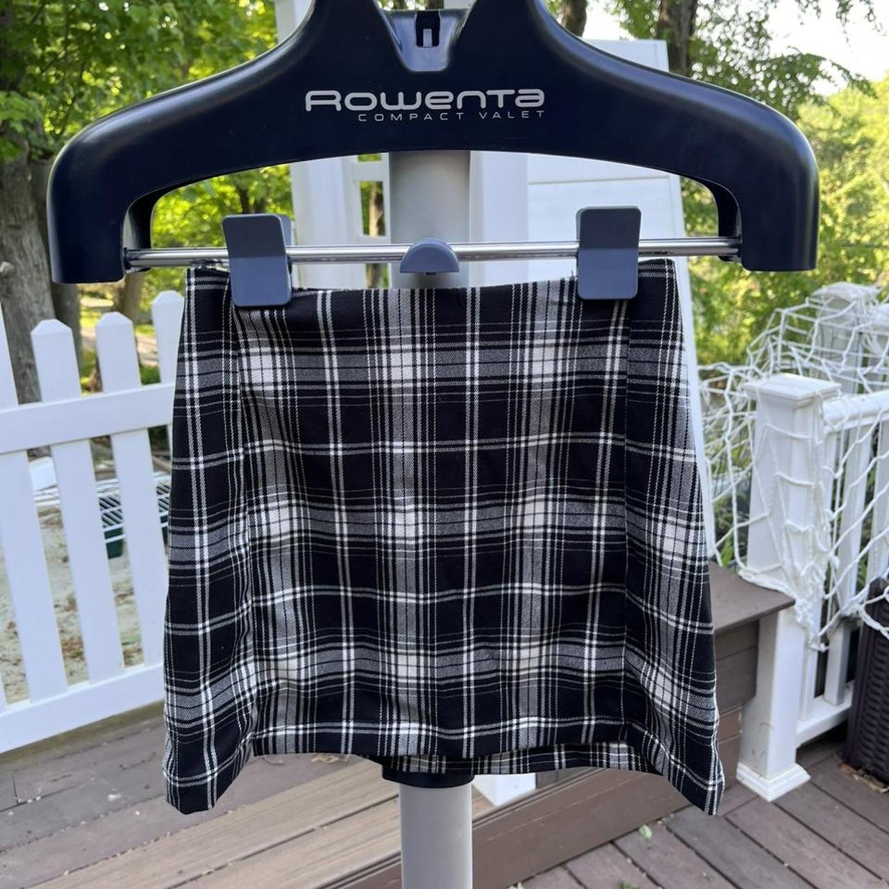 Black and white outlet buffalo plaid skirt womens