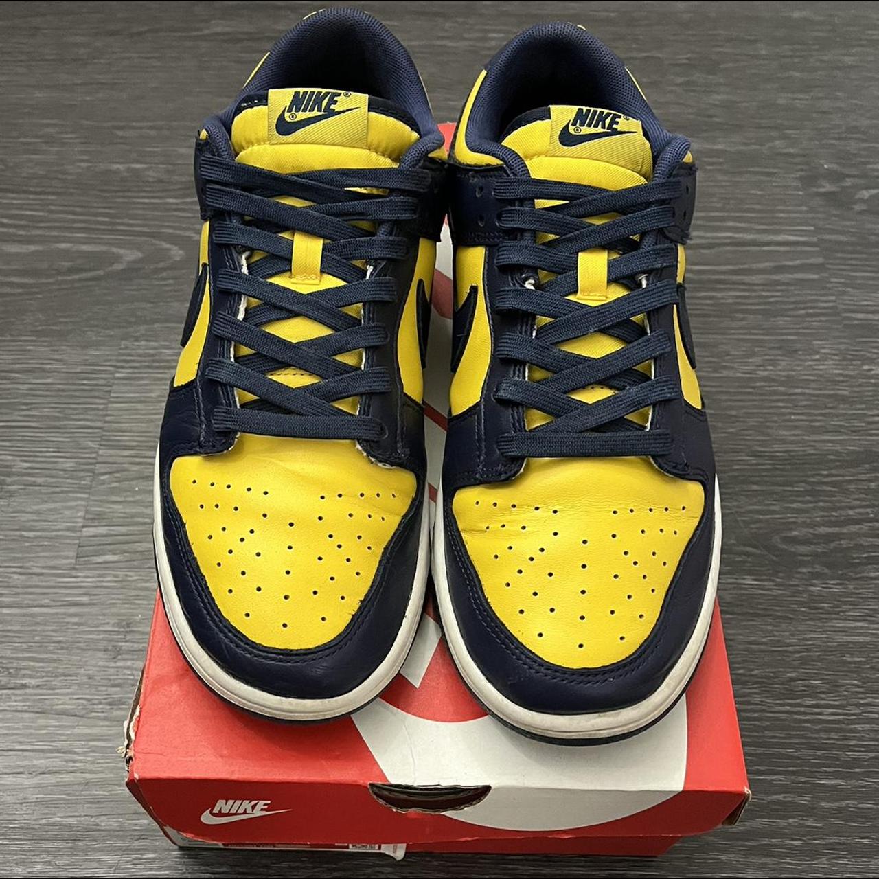 Nike Dunk Low ‘Michigan’ DD1391-700 size mens 9... - Depop