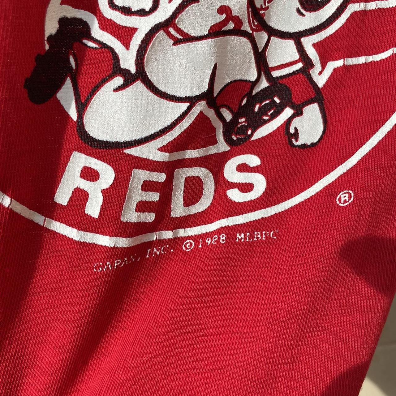 Vintage 1988 Cincinnati Reds baseball tee Size small - Depop