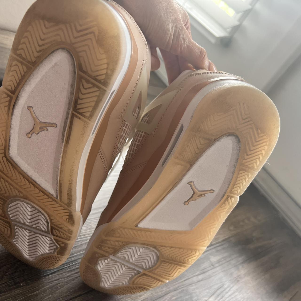womens tan jordan 4