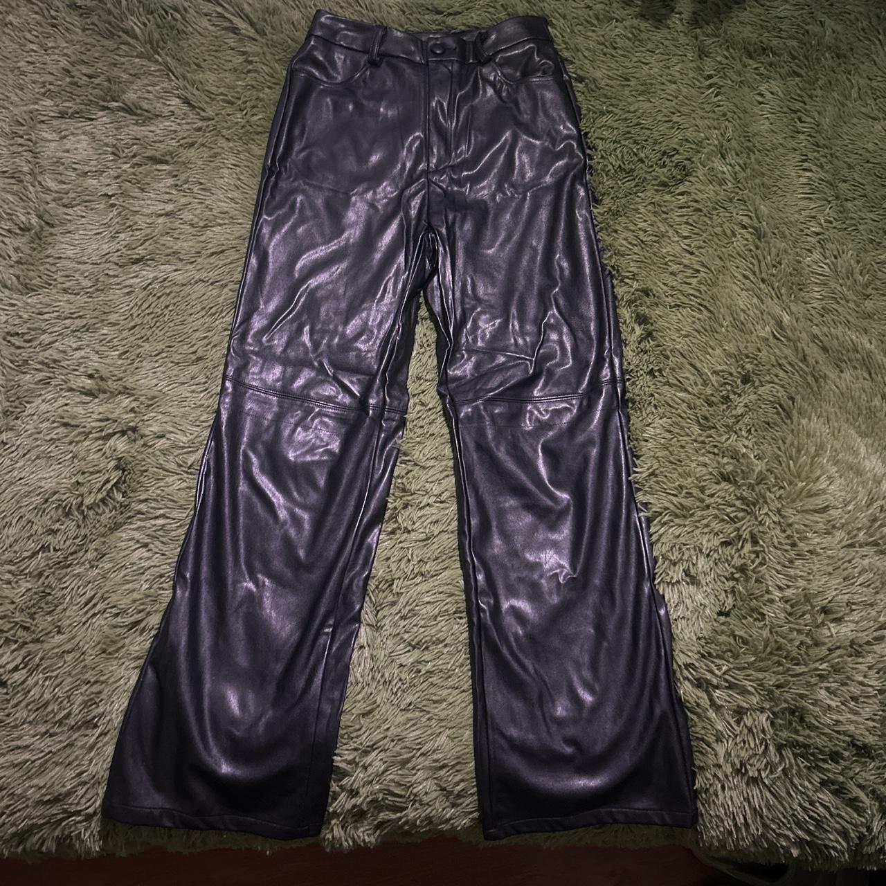 Shein XS faux leather pants - Depop