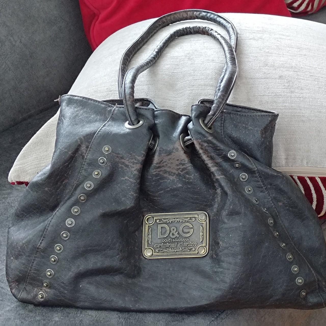 Vintage Real Star Dolce and Gabbana bags D G Denim. Depop