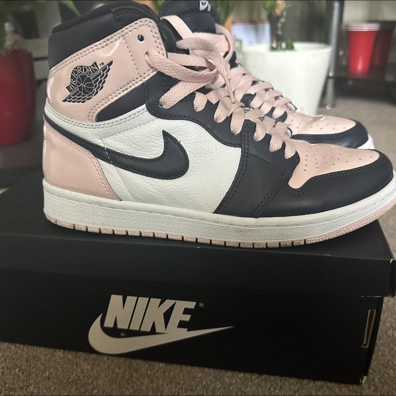 Women’s Air Jordan 1 High ‘atmosphere’ ‘bubblegum’ - Depop