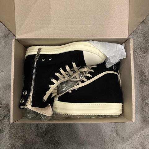 Drkshdw Rick Owens eyelet gimp ramones size 41 brand... - Depop