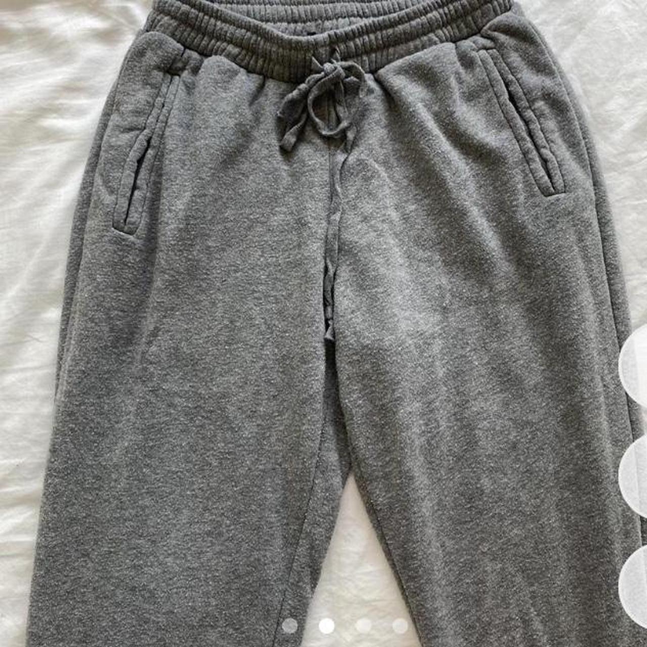 Grey Brandy Melville trackies One size Great... - Depop