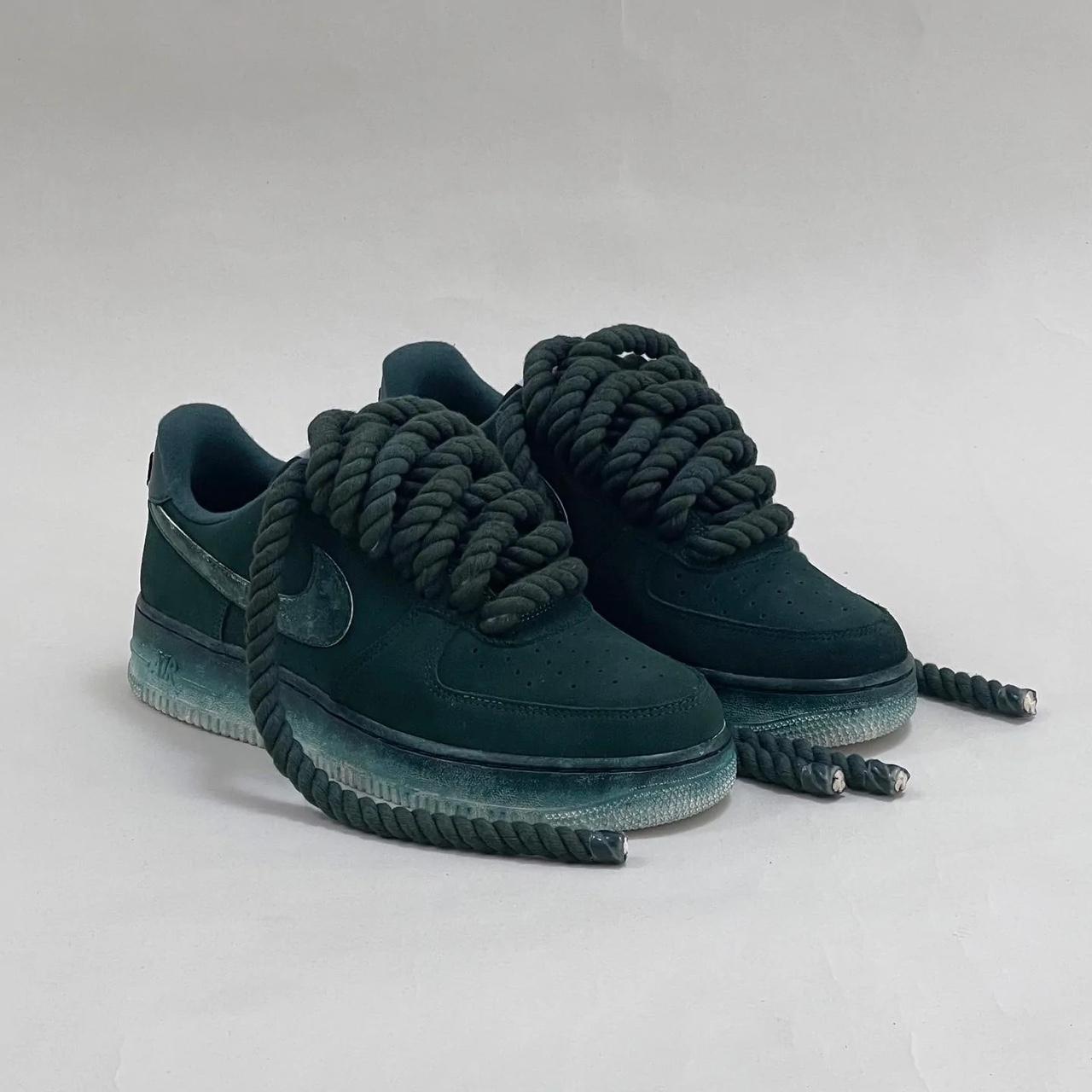 Nike Sneaker Air Force Jester Black And Green CUSTOMSBYJ1 “MOSS