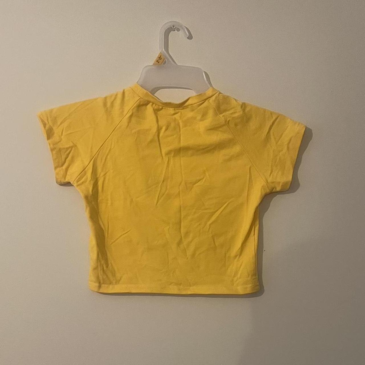 Women's Yellow and Red Shirt | Depop