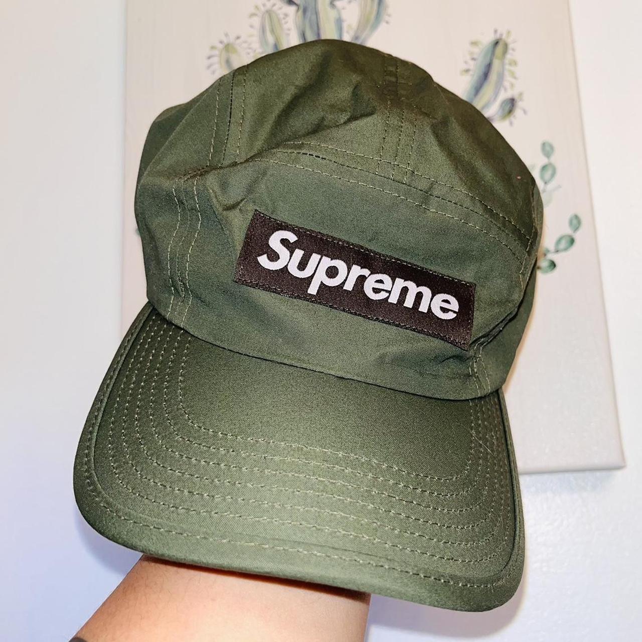 Supreme olive hot sale green hat