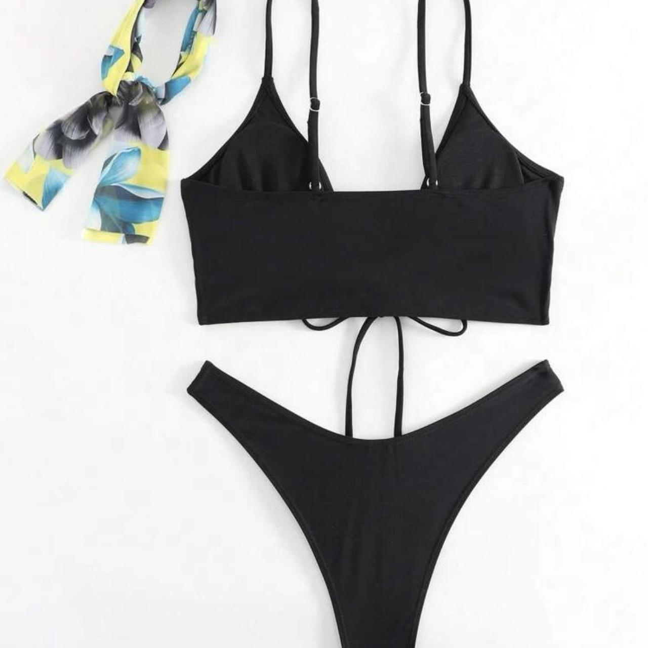 Stein black bikini set, bottoms are new never worn... Depop