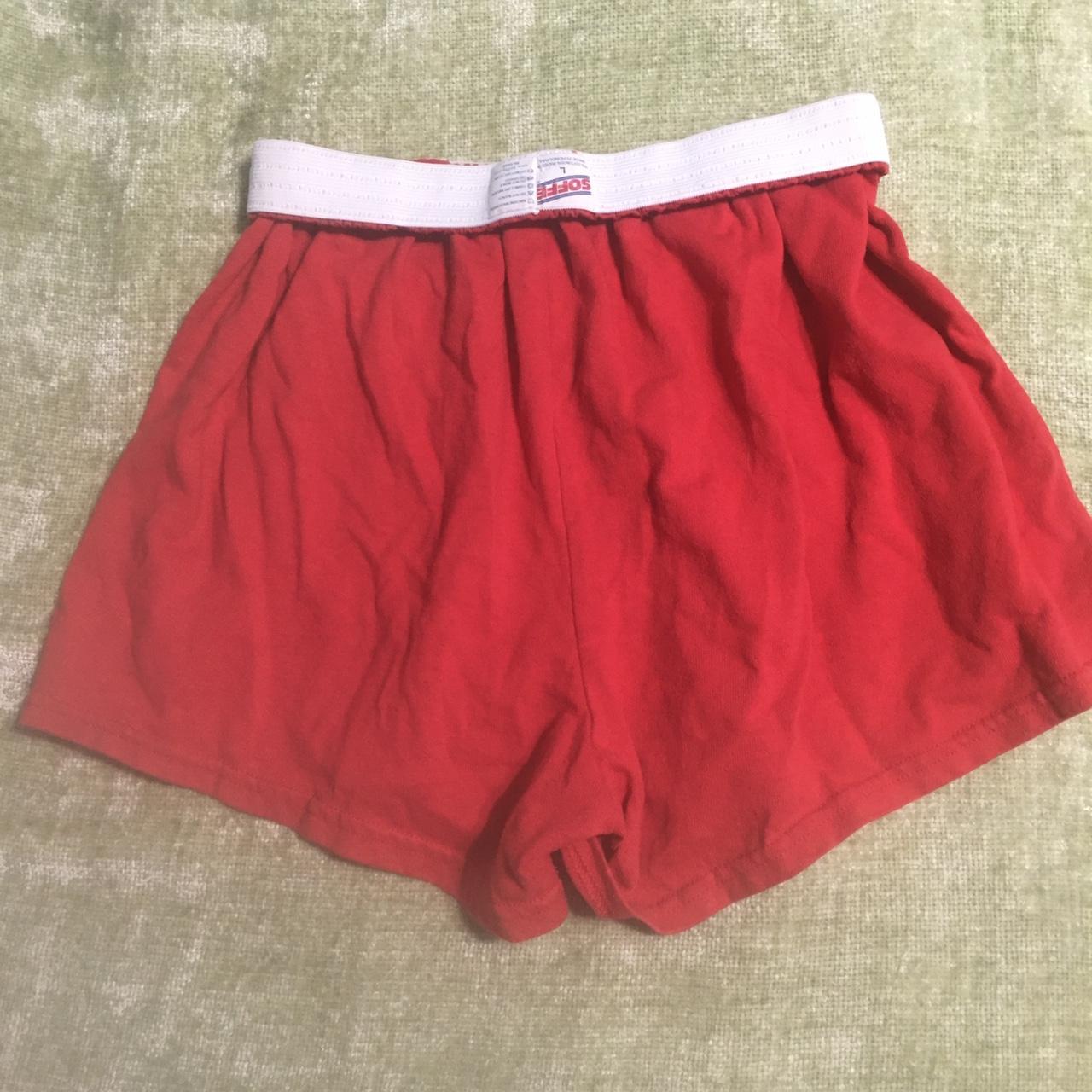 Soffe Women's Red Shorts | Depop