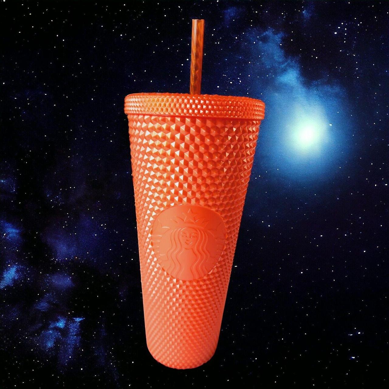 Starbucks deals studded orange bling cup