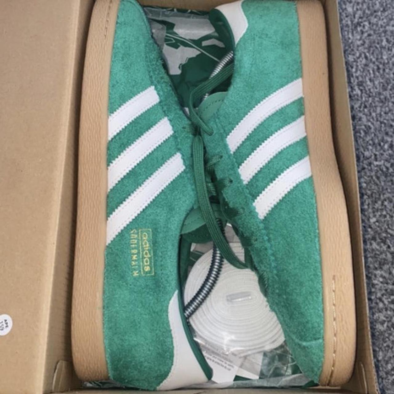 Adidas Men's Green Trainers | Depop