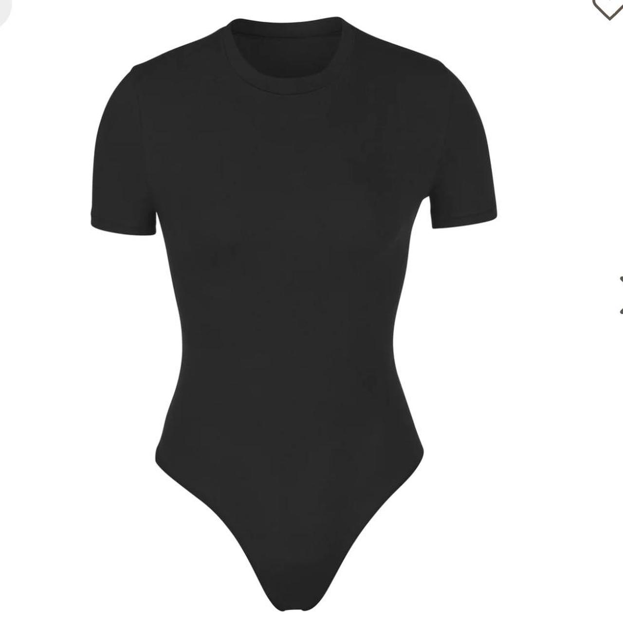 Cotton Jersey TShirt bodysuit from Skims Size Xxs.... Depop