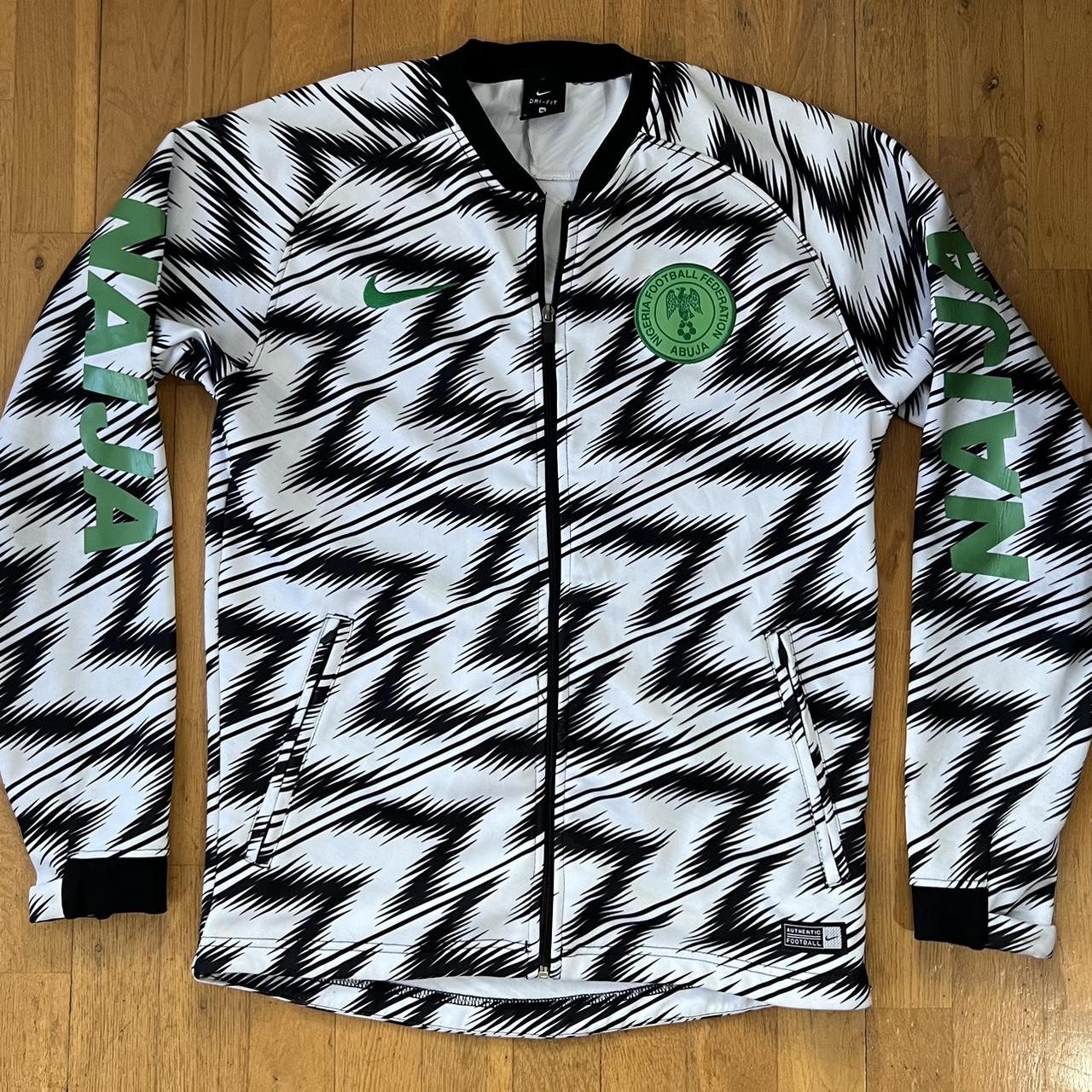 2018 Nigeria World Cup Nike Jacket M Anthem Zebra. Depop