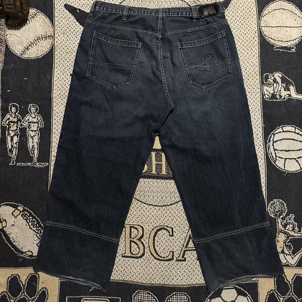 Crazy Y2K 2000s Detailed Double Knees// Super | Depop