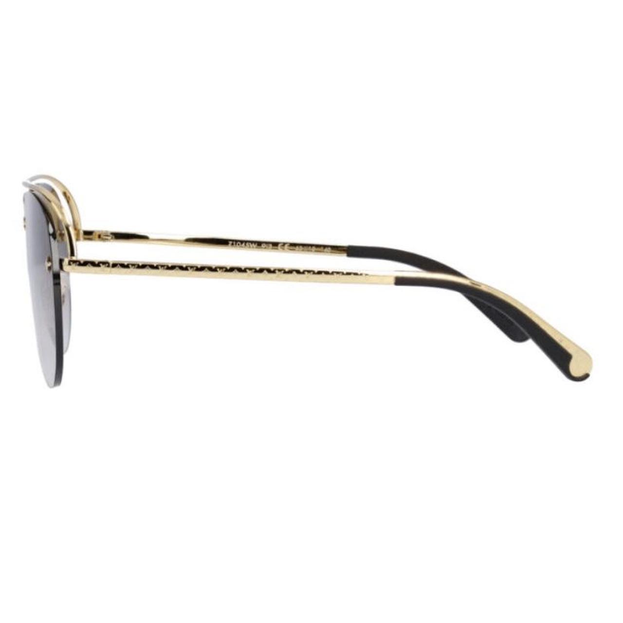Louis Vuitton, Accessories, Louis Vuitton Gold Pink Grease Monogram  Aviator Sunglasses Z174e