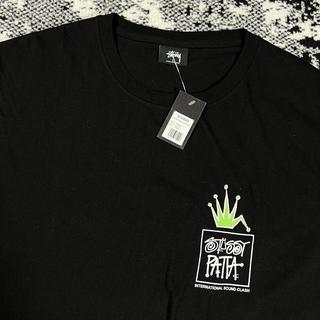 STUSSY x PATTA CHAMPION SOUND TEE COLOR : BLACK SIZE