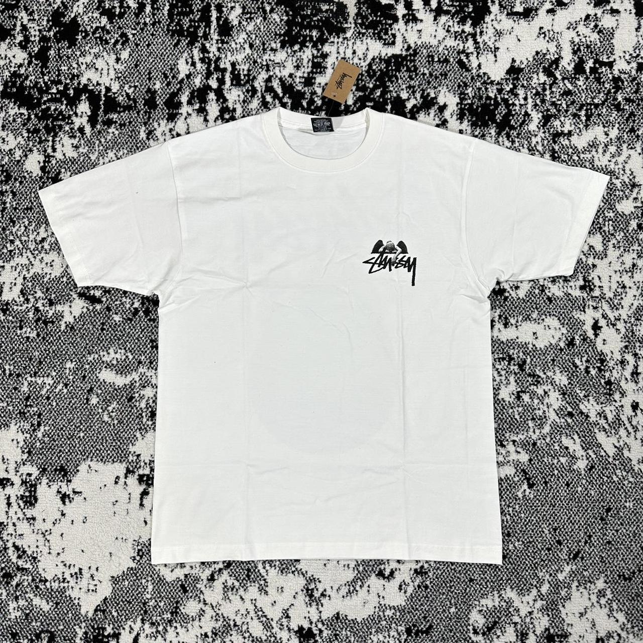 stussy angel tee black