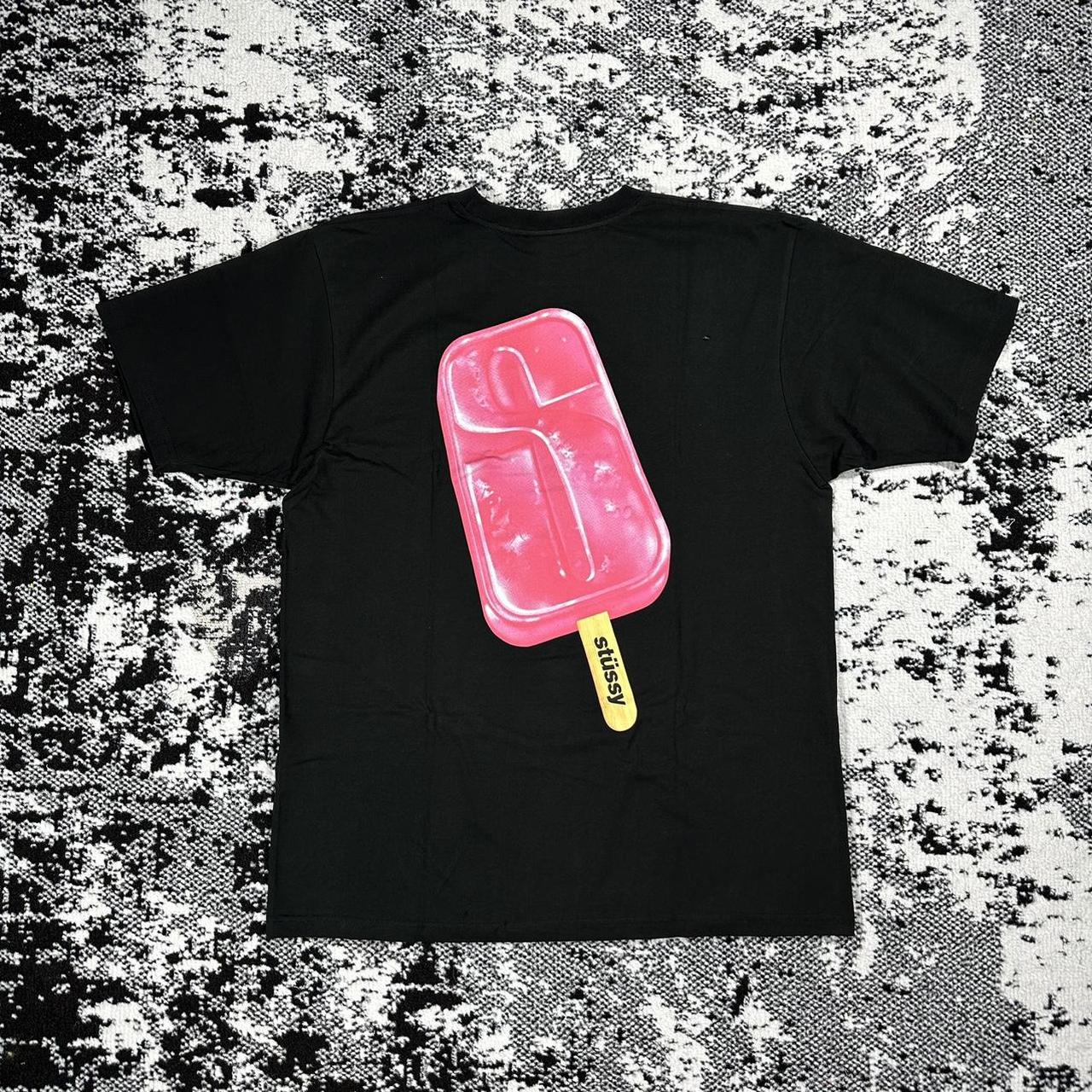 STUSSY POPSICLE TEE -BLACK- In stock for size M, L... - Depop