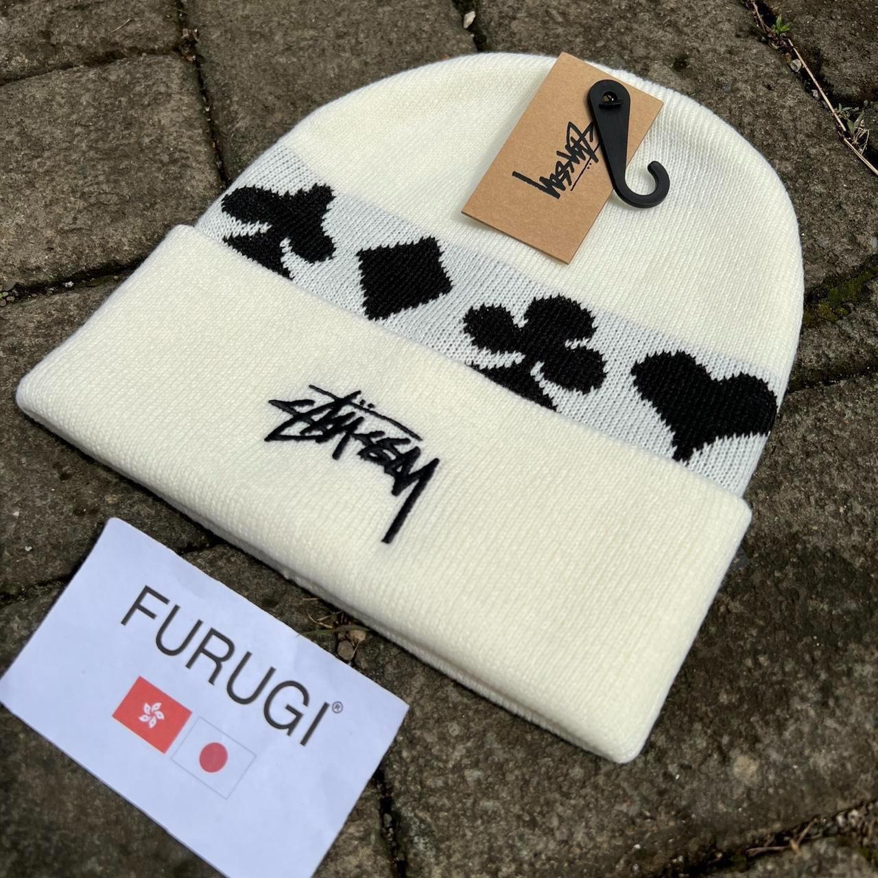 RARE STUSSY BEANIE HAT - NATURAL HARD TO FIND IN - Depop