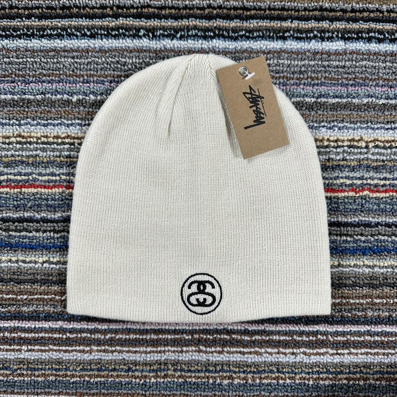 RARE STUSSY BEANIE HAT - NATURAL HARD TO FIND IN - Depop