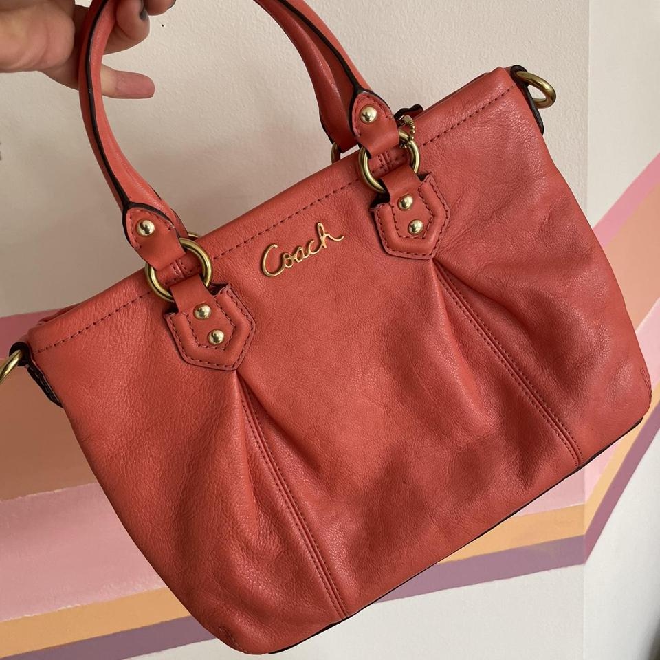 Coach ashley 2024 leather carryall