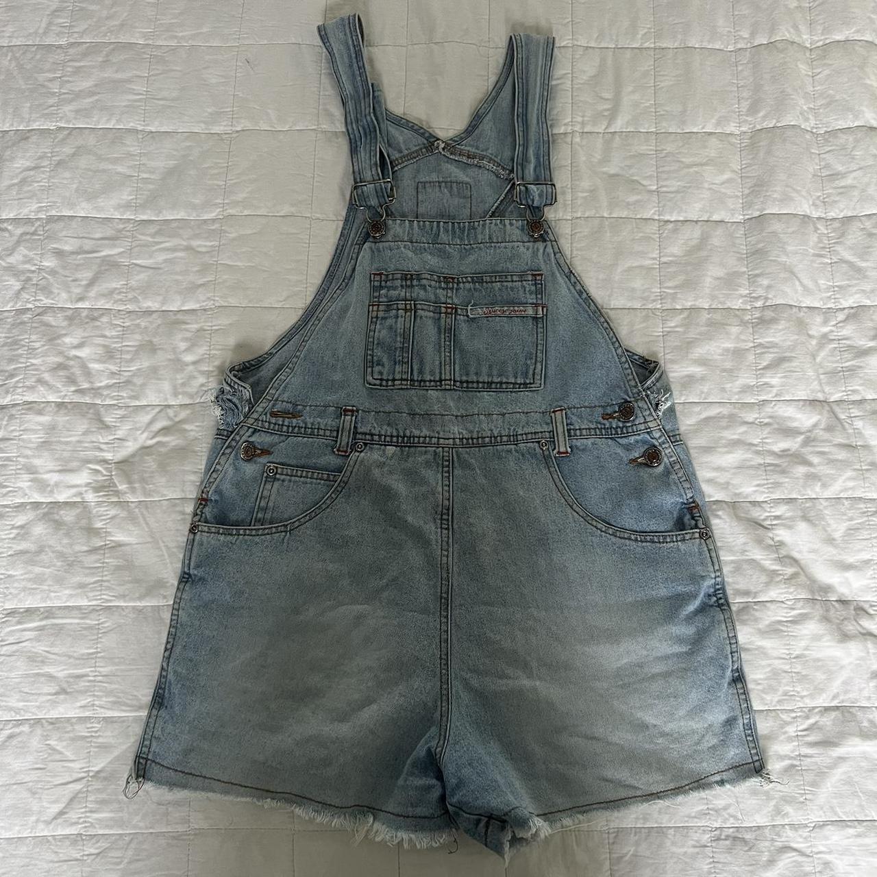 SQUEEZE Denim Vintage Overalls - cant find the size... - Depop