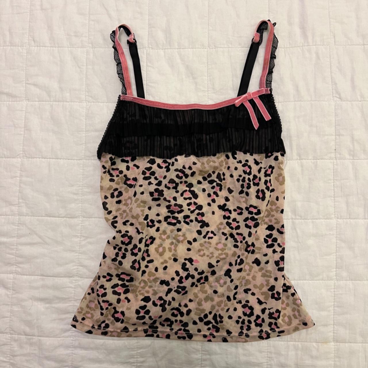 Stars Above Womens Stucco Leopard Print Top and - Depop