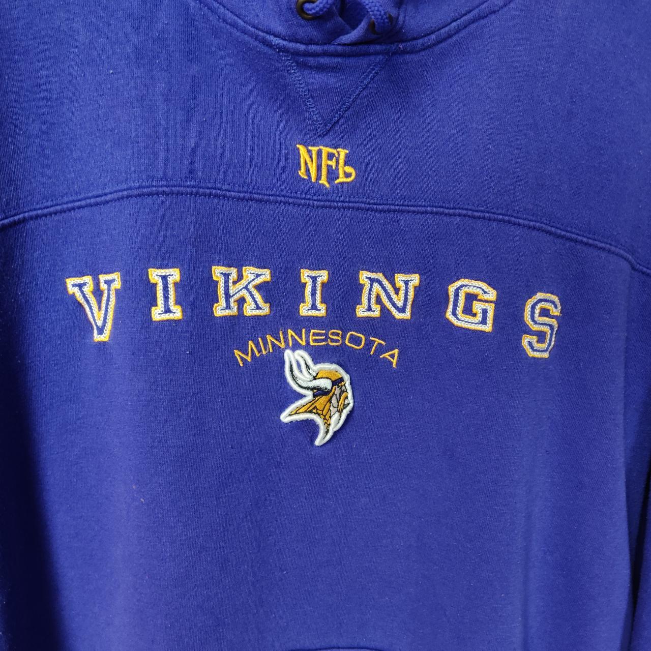 Vintage Minnesota Vikings Patchwork pullover hoodie - Depop