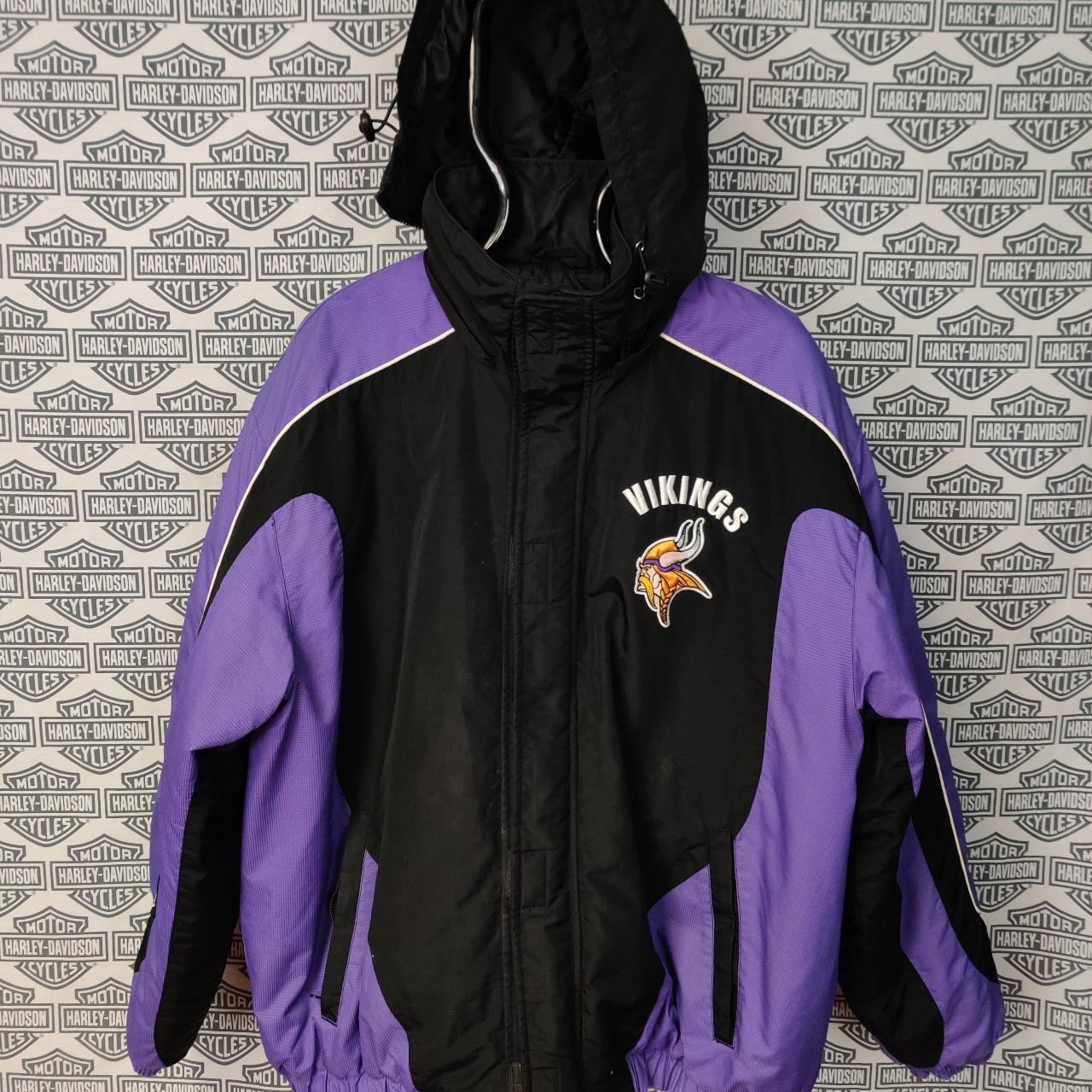 Vintage 90's Minnesota Vikings Winter Coat Used in - Depop