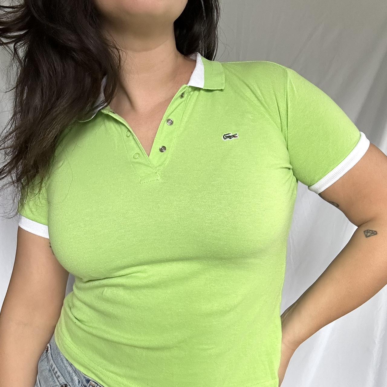 Lacoste Women's Green Polo-shirts | Depop