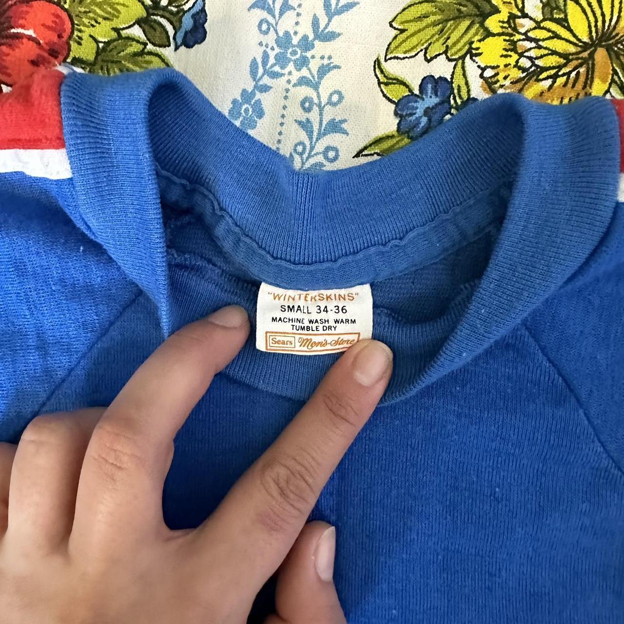 Sears Women's Blue Shirt | Depop