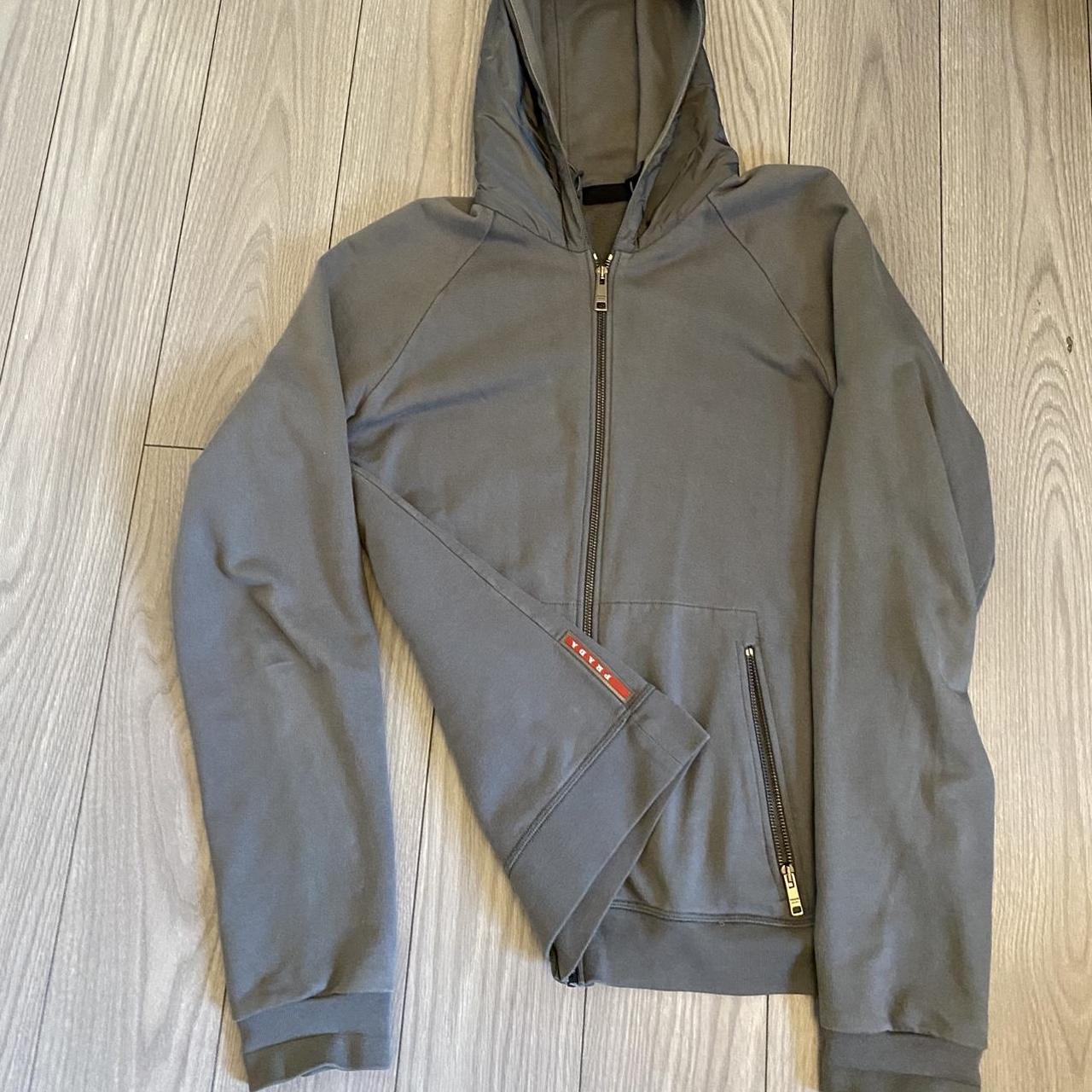 Prada zip hoodie on sale