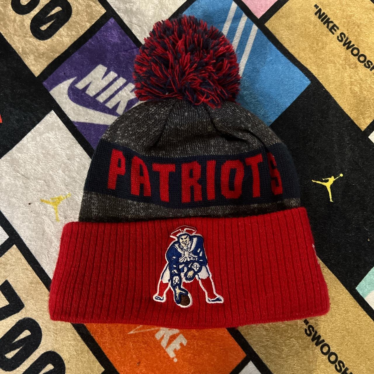 Patriots beanie from NFL shop. Very thick and will - Depop