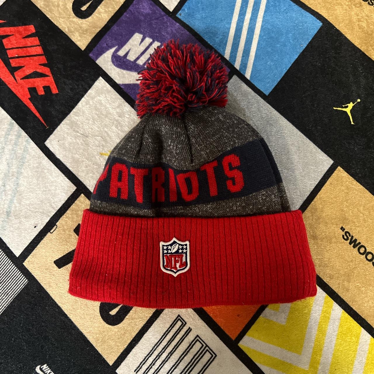 Patriots beanie from NFL shop. Very thick and will - Depop