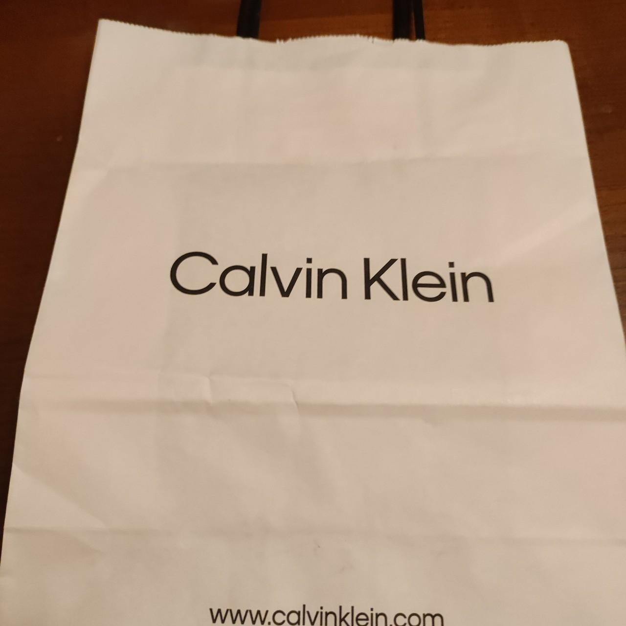 Gift Wrap Gift Card Calvin Klein NEW Calvin Klein Paper Bag Shopping Gift  For Small Bag White 10