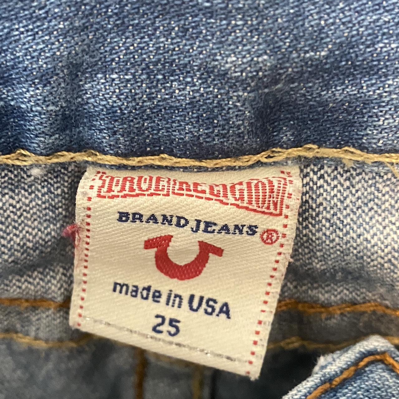 Vintage 90s true religion jeans. Size 25. - Depop