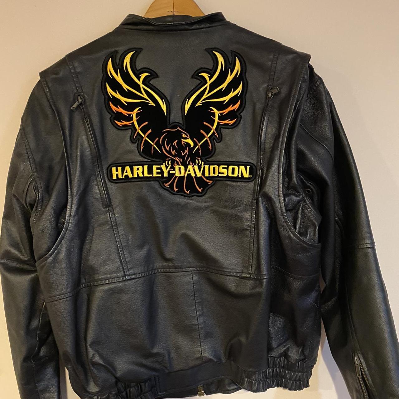 Vintage Biker Streetwear Leather Vest Patches This - Depop