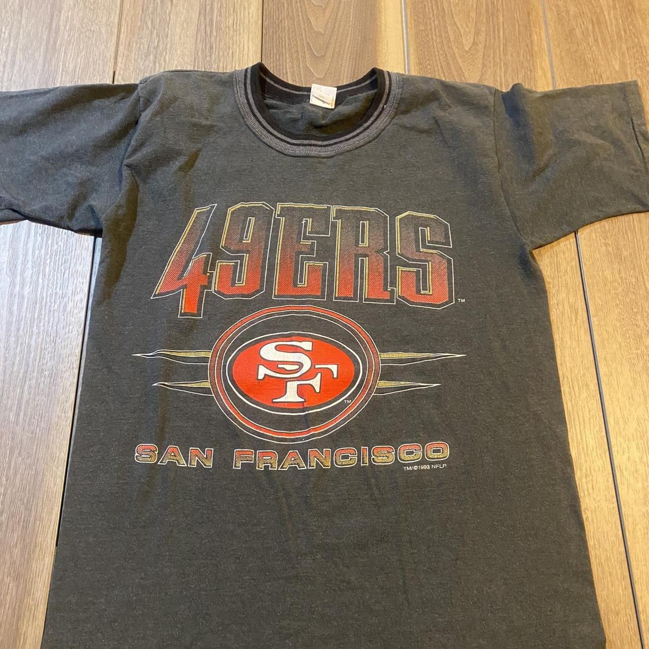 San Francisco 49ers Black Shirt Vintage looking - Depop