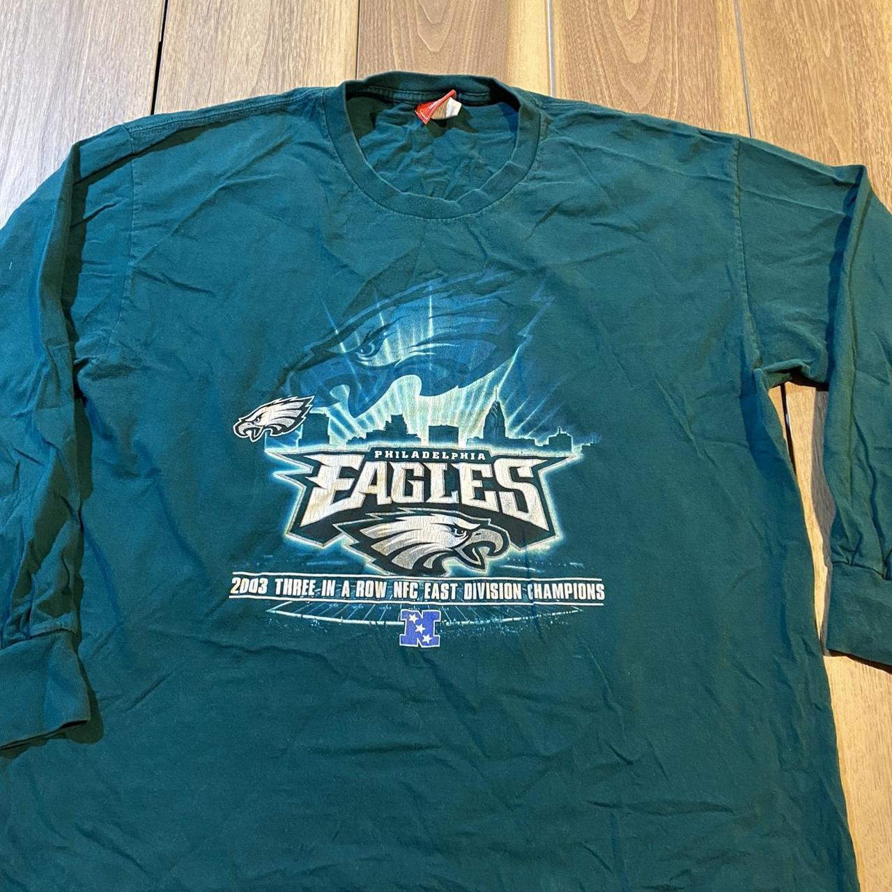 2003 Philadelphia Eagles Inaugural Game Linc NFL T Shirt Size XL – Rare VNTG