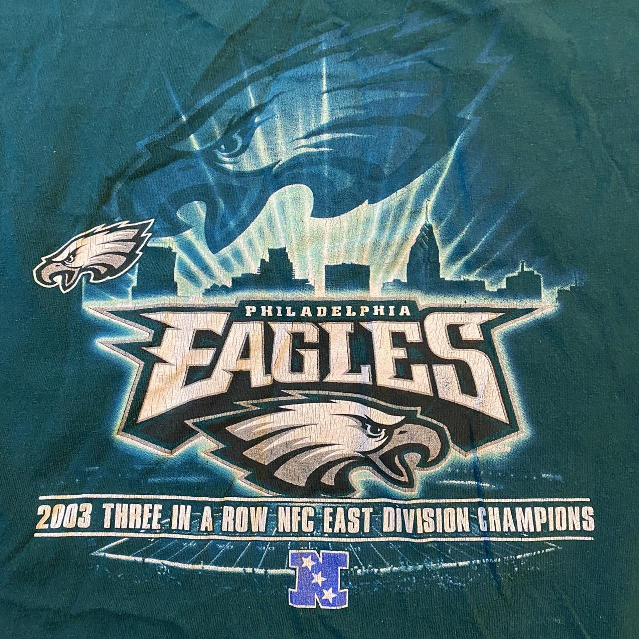 2003 Philadelphia Eagles Inaugural Game Linc NFL T Shirt Size XL – Rare VNTG