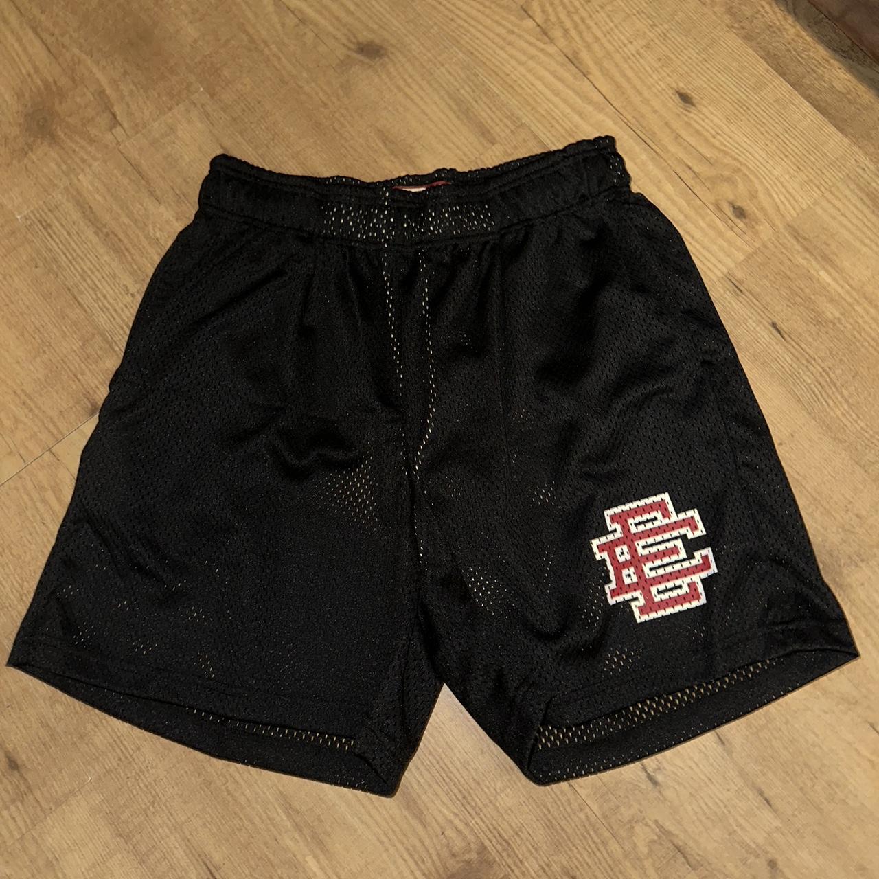 Eric Emanuel Varsity Shorts - Black & Red Brand New... - Depop