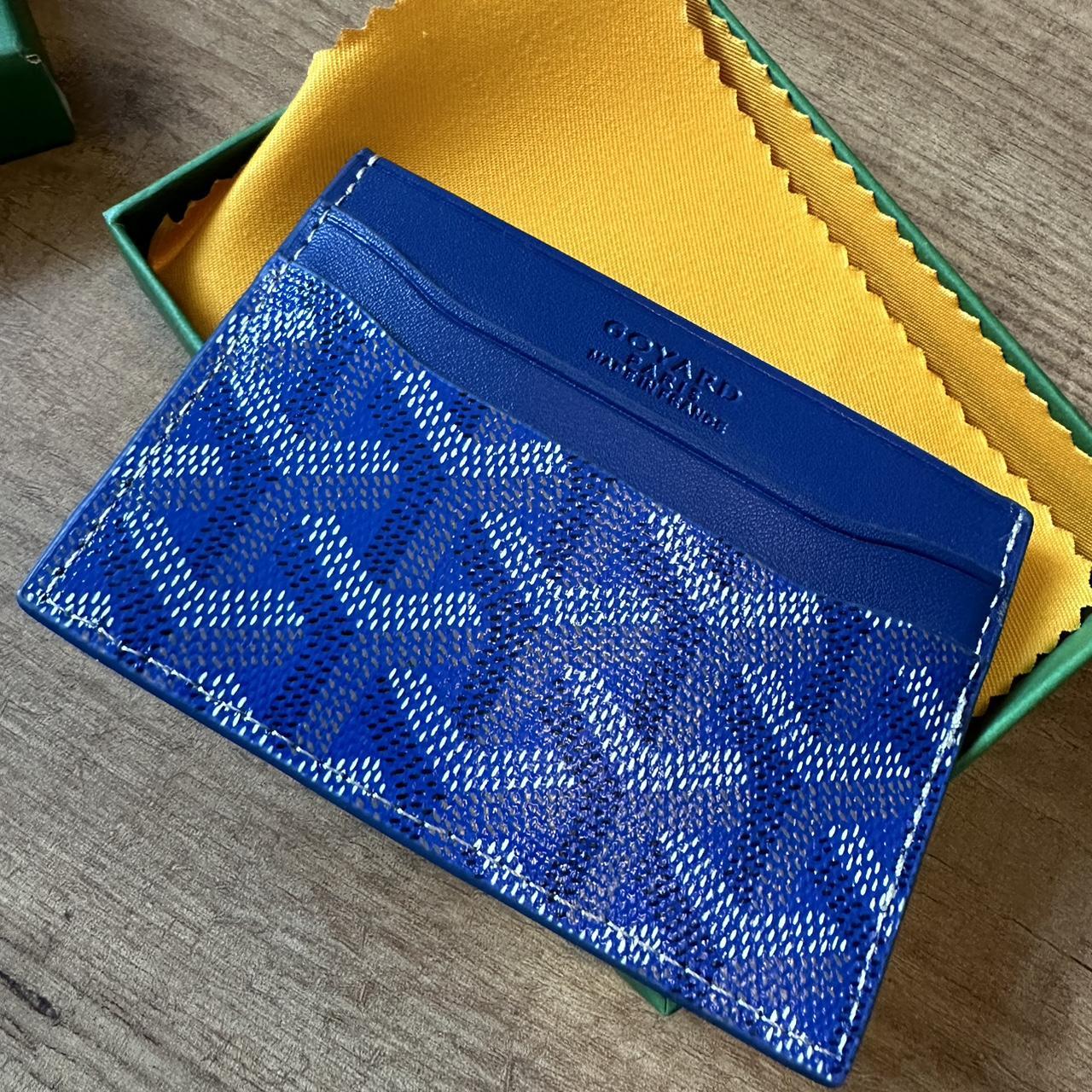 Goyard Card Holder Blue Brand new never... Depop