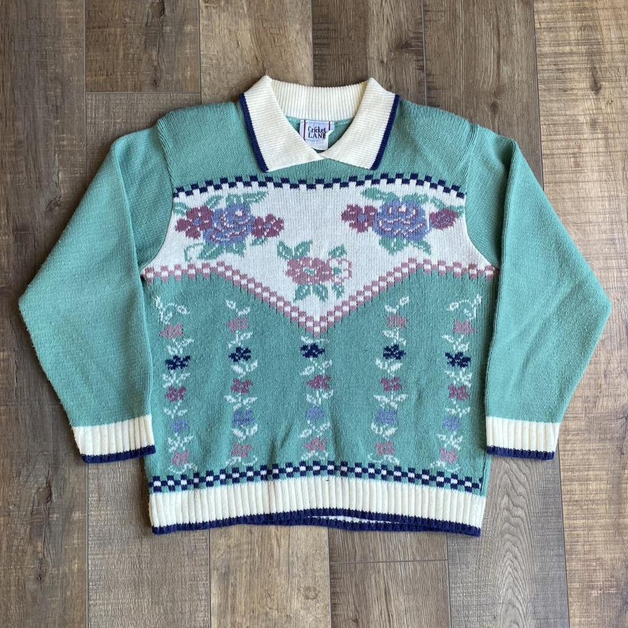 CRICKET LANE GRANDMA SWEATER ⭐️⭐️⭐️ size - M good... - Depop